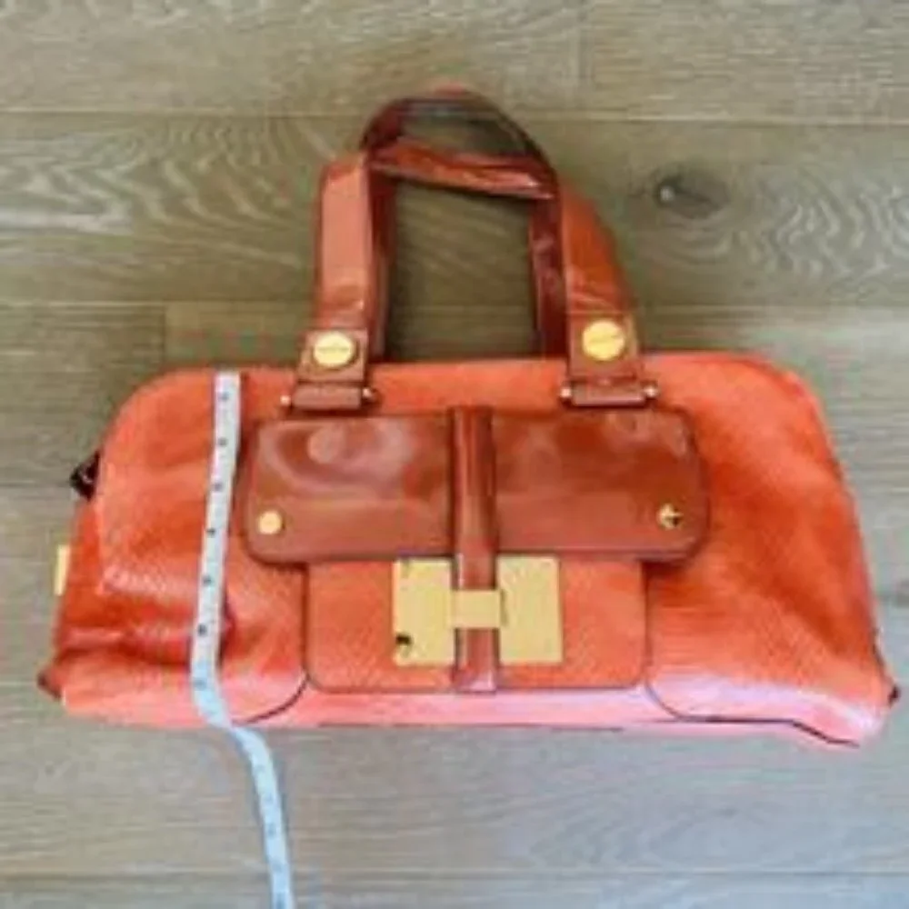 Jessica Simpson Croc Handbag | Orange